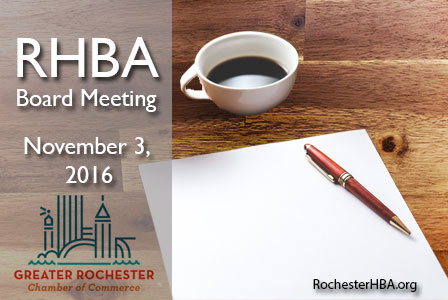 RHBA Board Meeting: November 2016