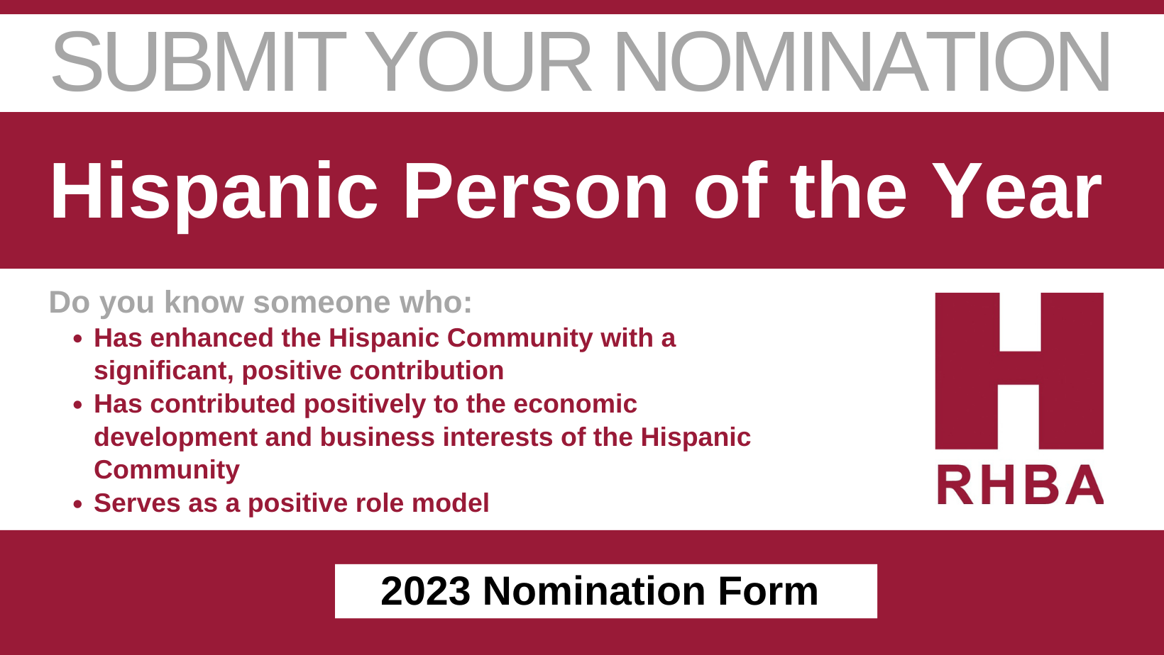 Hispanic Person of the Year Nominations