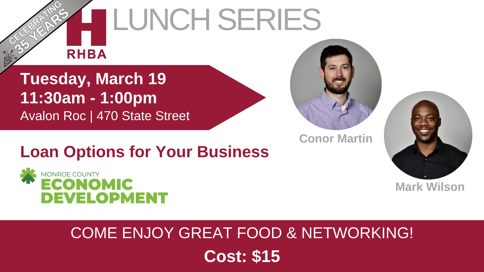 Loan Options for Your Business March Lunch Series