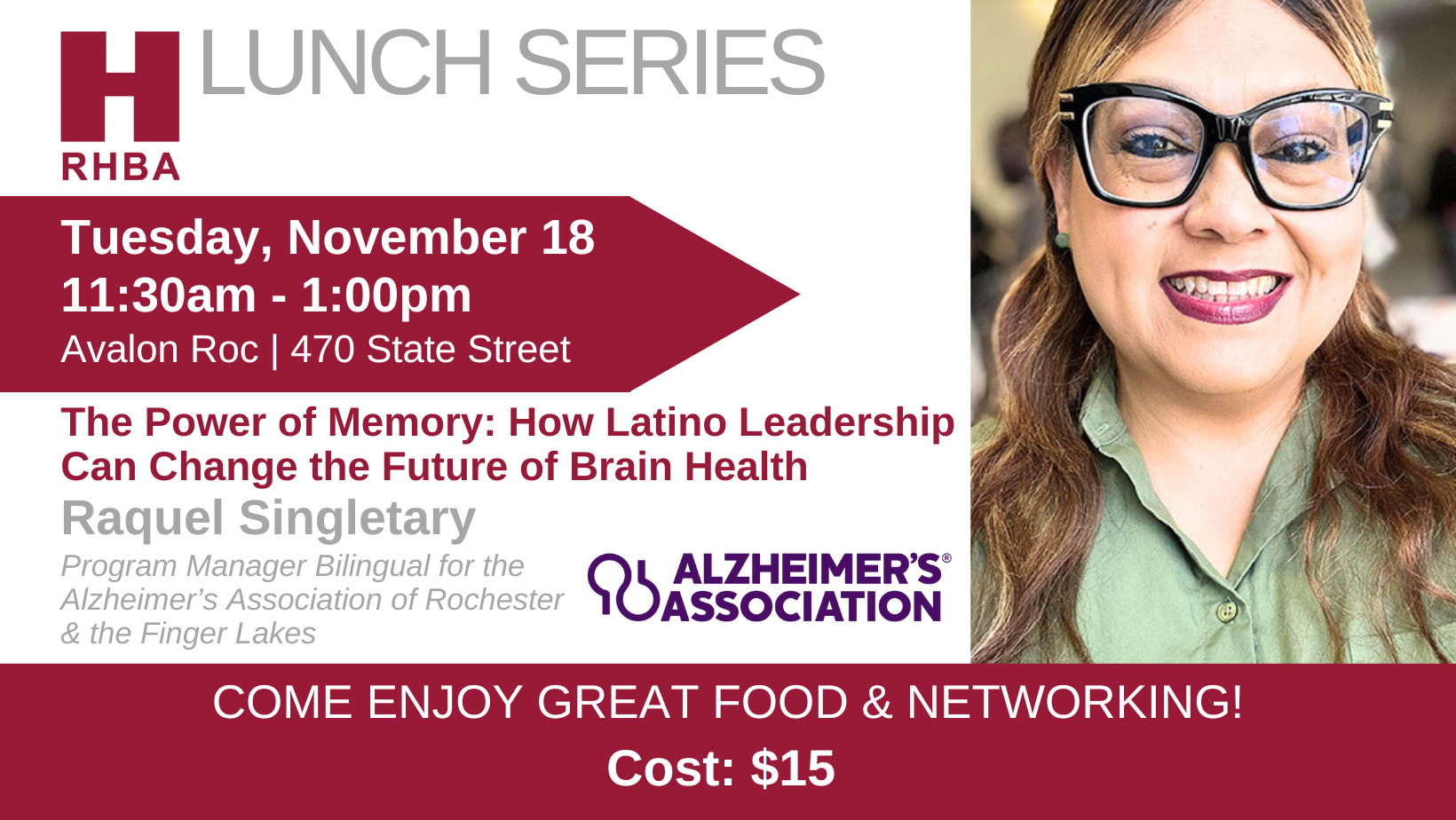 Rochester Hispanic Business Association Lunch Series November