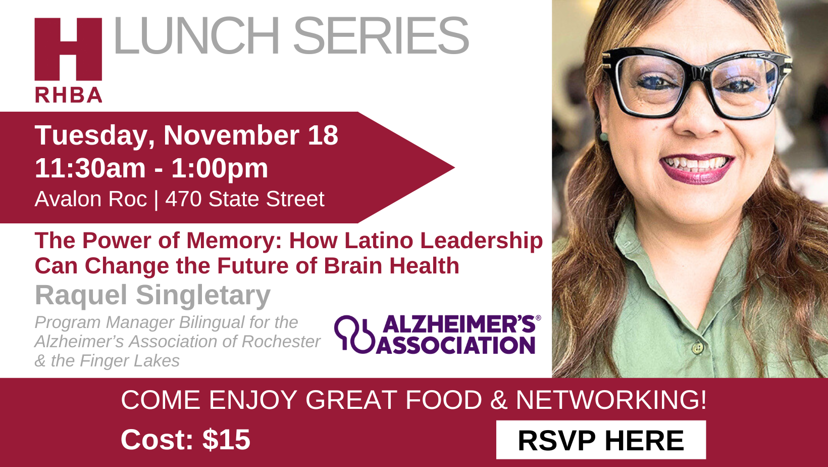 November Business series lunch Rochester Hispanic Business Association