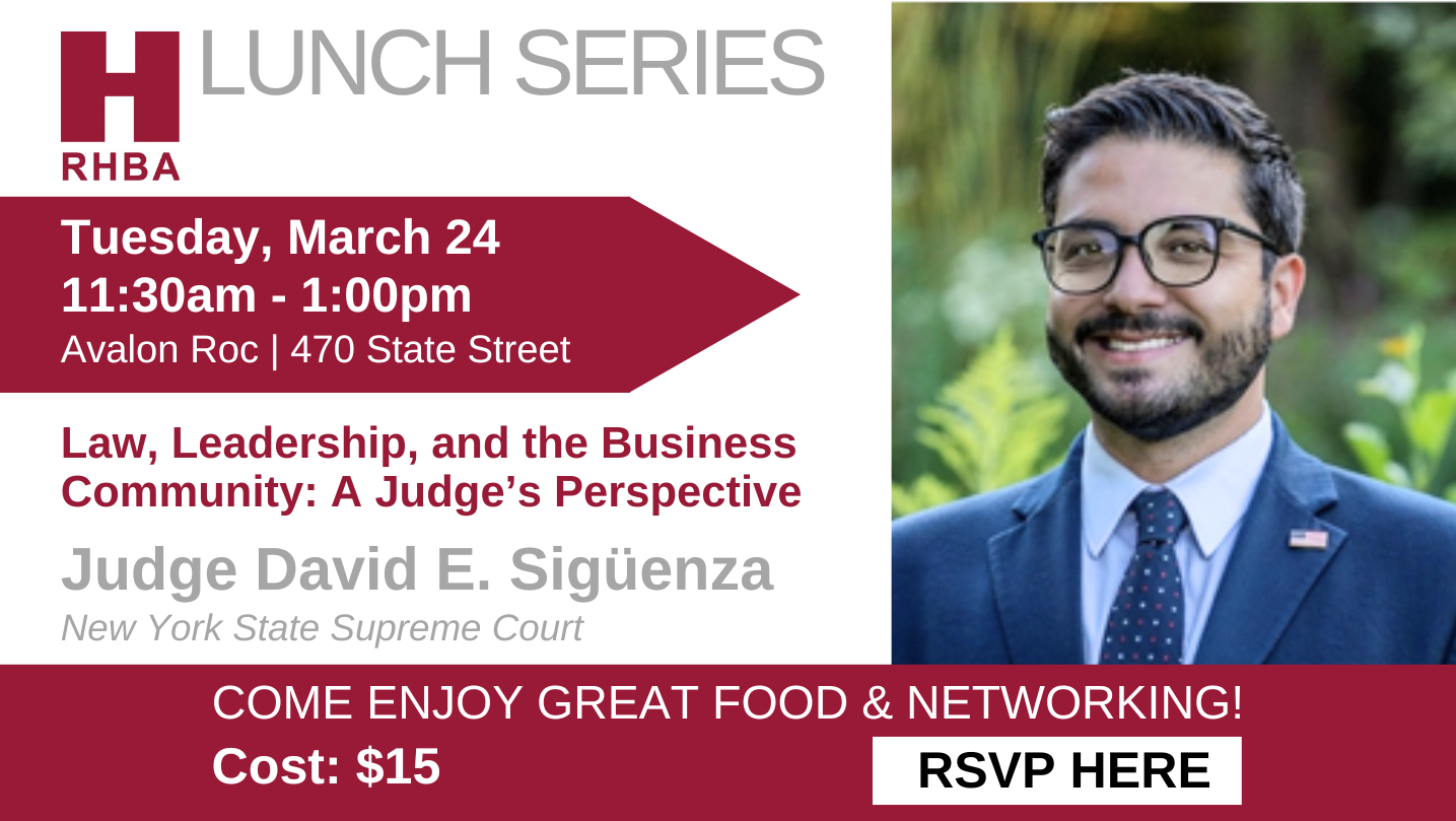 Judge David E. Sigüenza March Business Lunch