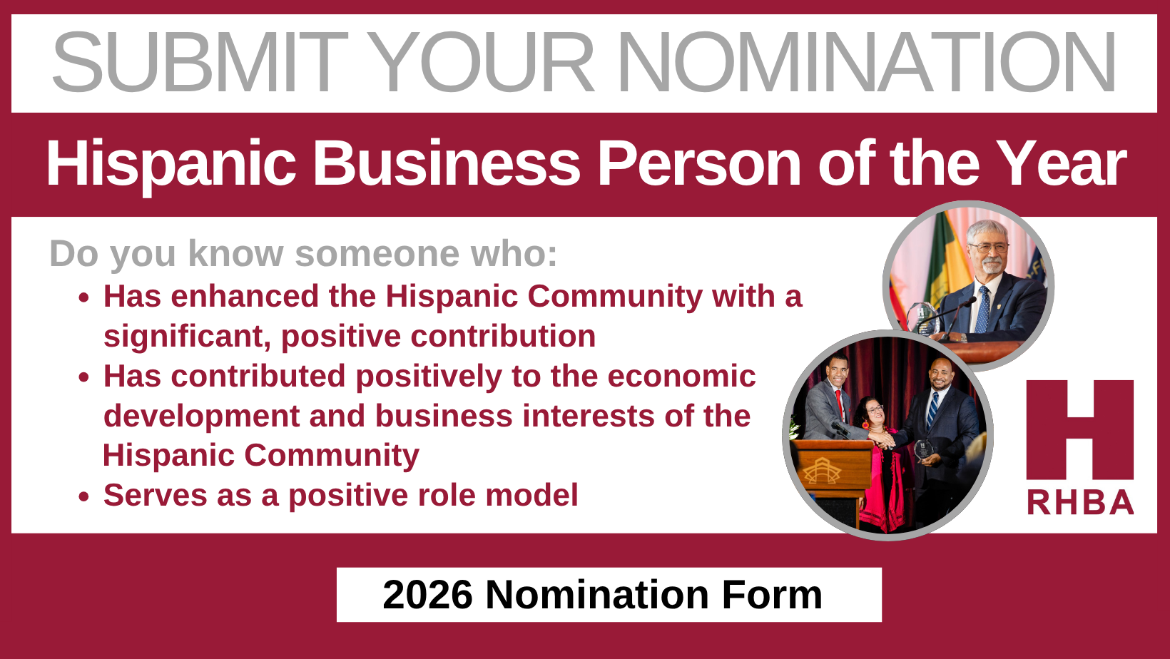 Nominate 2026 Hispanic Business Person of the Year